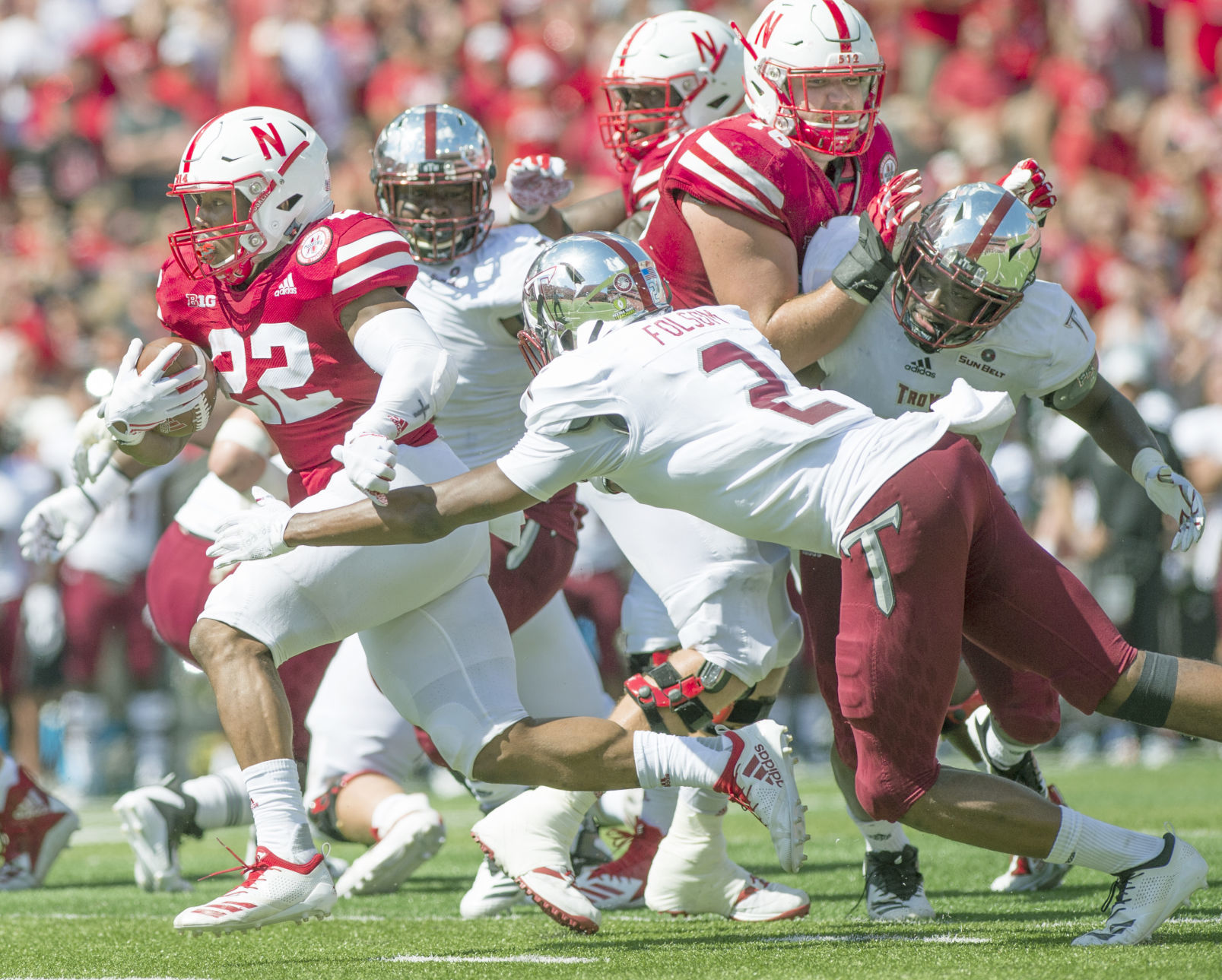 Troy vs. Nebraska, 9/15/18